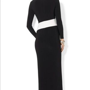 Ralph Lauren Black and White Gown